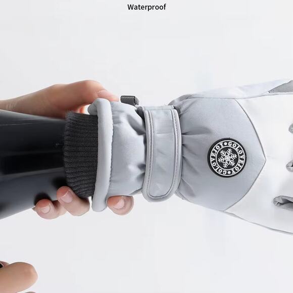 Waterproof, insulated Pair of Winter ski gloves Mittens Touchscreen Thermal Snow - Picture 4 of 7